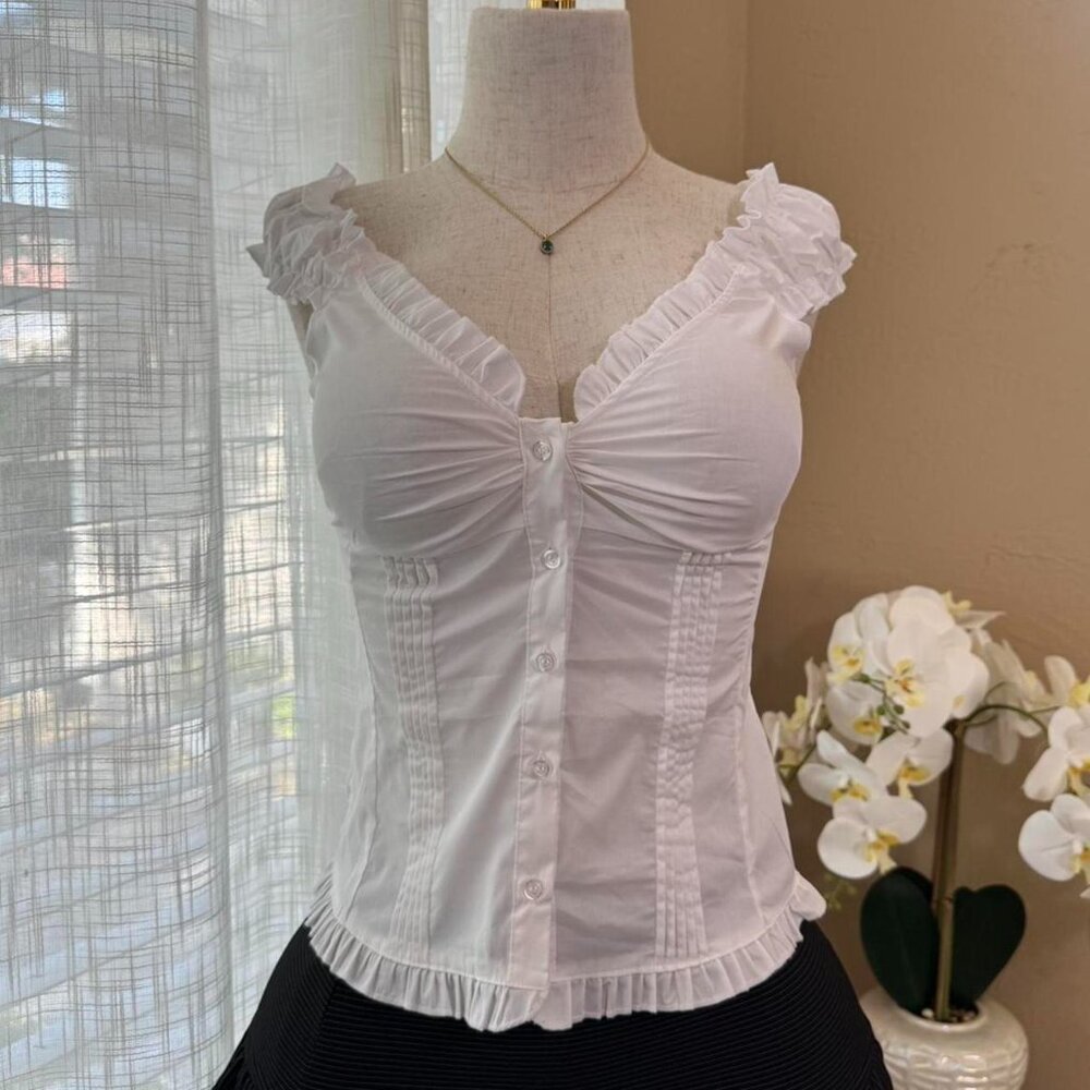 Women's White Corset